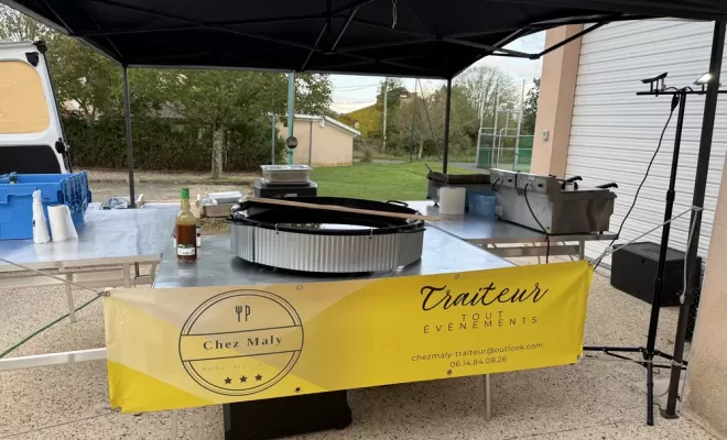 Réalisation d’un buffet cocktail et d’une paella pour un anniversaire surprise sur la commune de BERTHEZ, Langon, Chez Maly