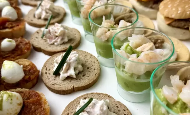 Buffet cocktail à sur mesure pour un mariage à Mongauzy, Langon, Chez Maly