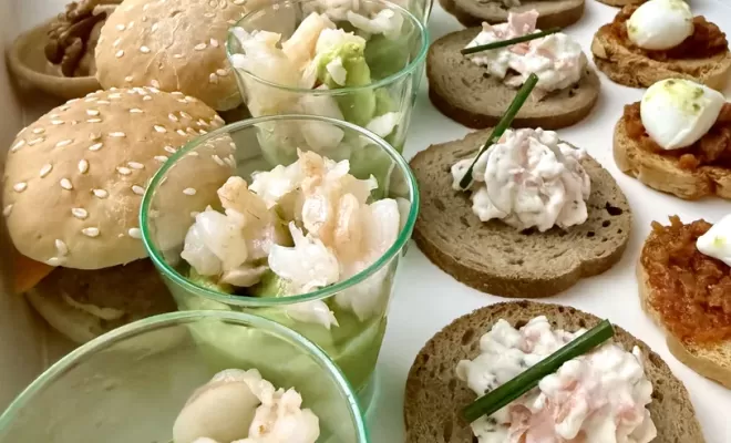 Buffet cocktail à sur mesure pour un mariage à Mongauzy, Langon, Chez Maly