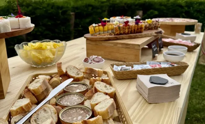Anniversaire à Saint-Laurent-du-Plan avec un cocktail sushi et brasero magré, Langon, Chez Maly