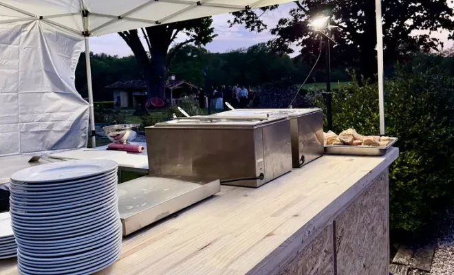 Anniversaire à Saint-Laurent-du-Plan avec un cocktail sushi et brasero magré, Langon, Chez Maly