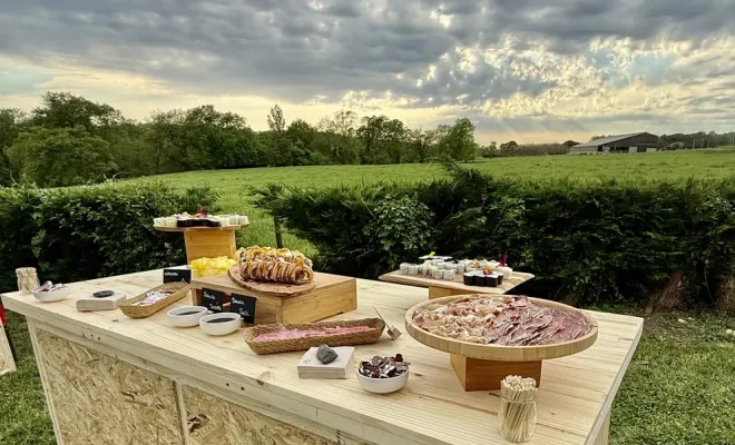 Anniversaire à Saint-Laurent-du-Plan avec un cocktail sushi et brasero magré, Langon, Chez Maly